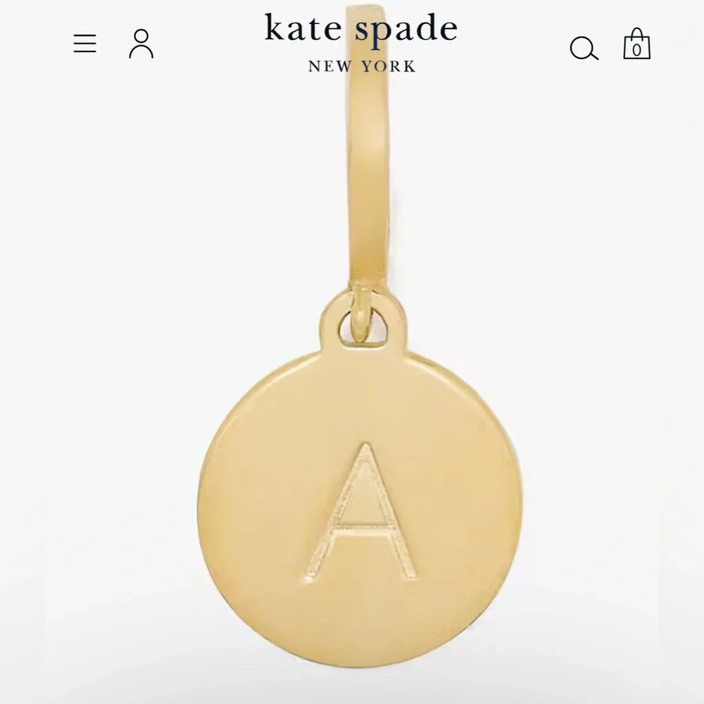 Kate Spade Personalize‎ It Initial Mini Charm letter A. New
